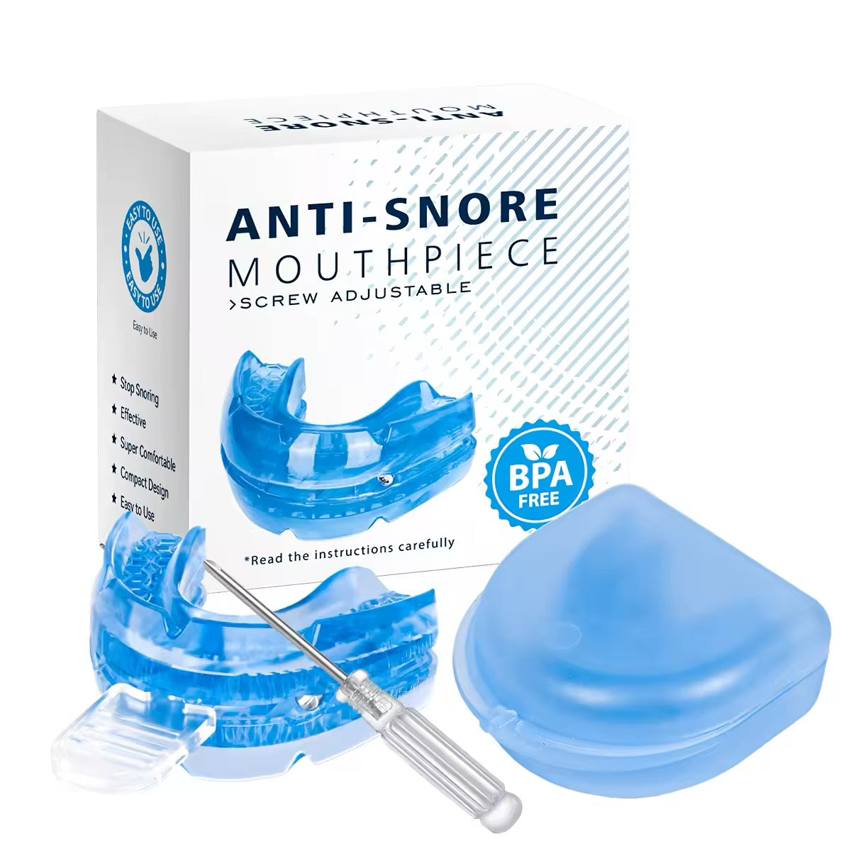 Anti-snore mouthpiece